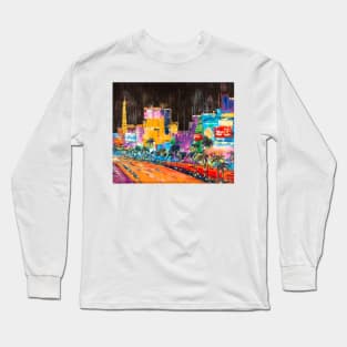 Neon Las Vegas. Nevada Long Sleeve T-Shirt